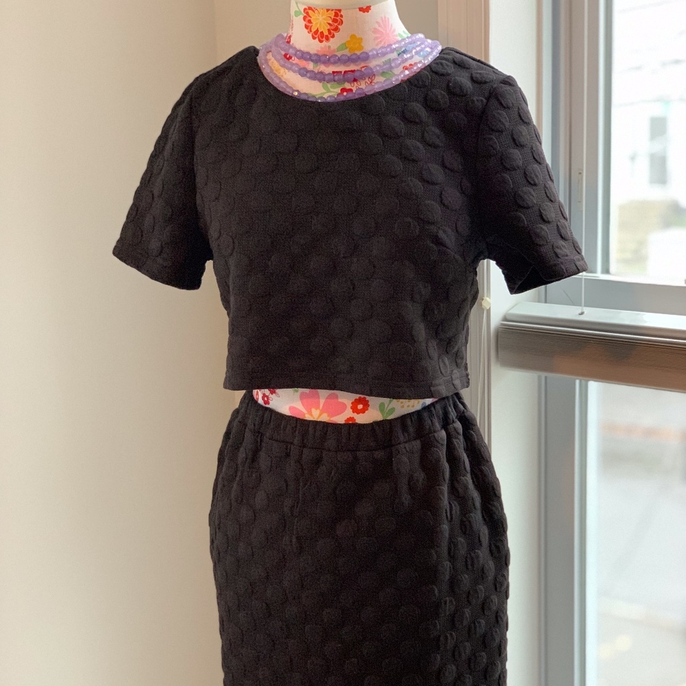 Black Two Piece Dress  - Sold as a set!